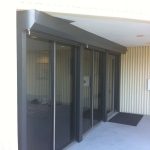 fully closed commercial rolling shutters